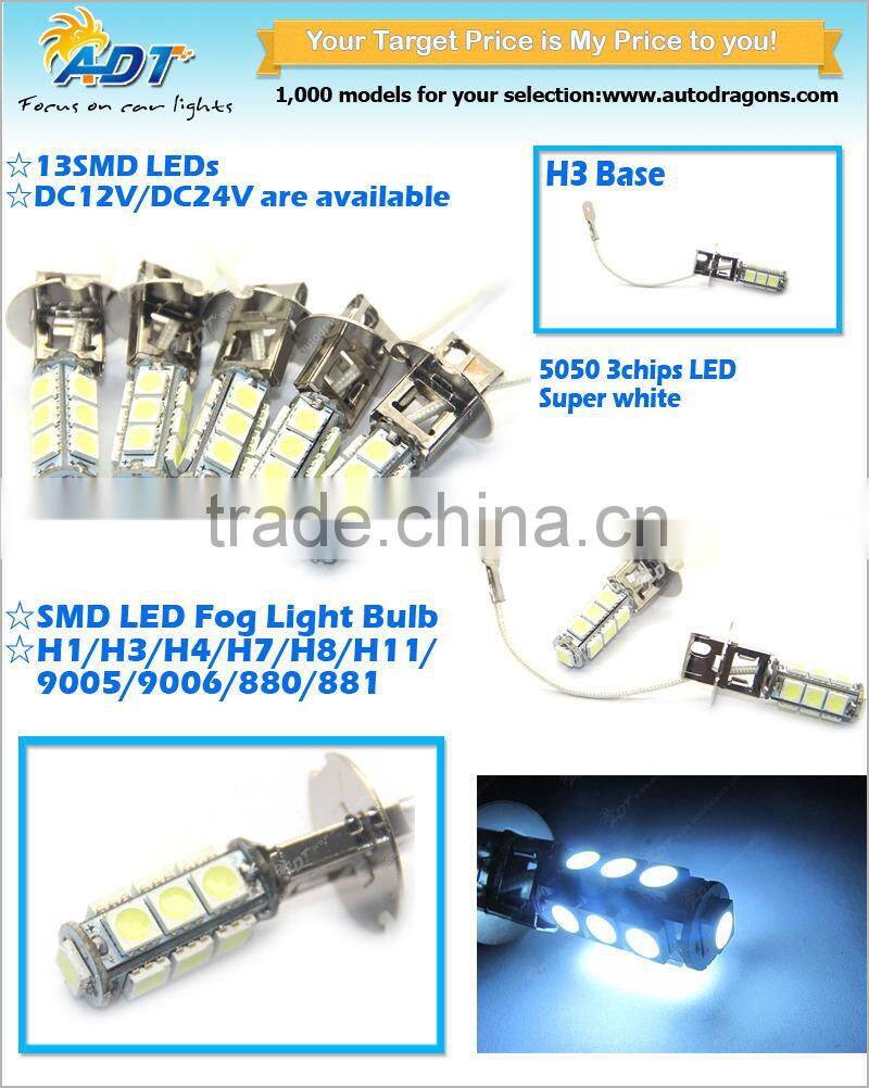 White 5050 smd led fog light, auto laser fog light