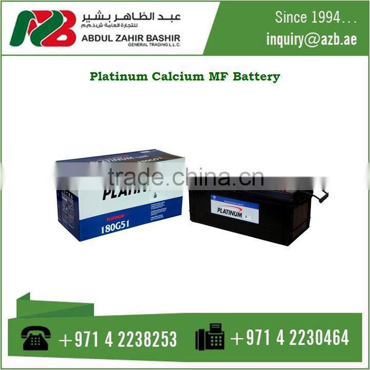 Best Quality Platinum Calcium Lead Grid Technology MF Battery With For European Vehicles
