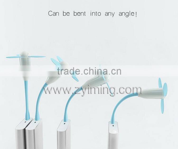 Zyiming hot selling summer mini fan YM-F28 mini usb fan with customized led message