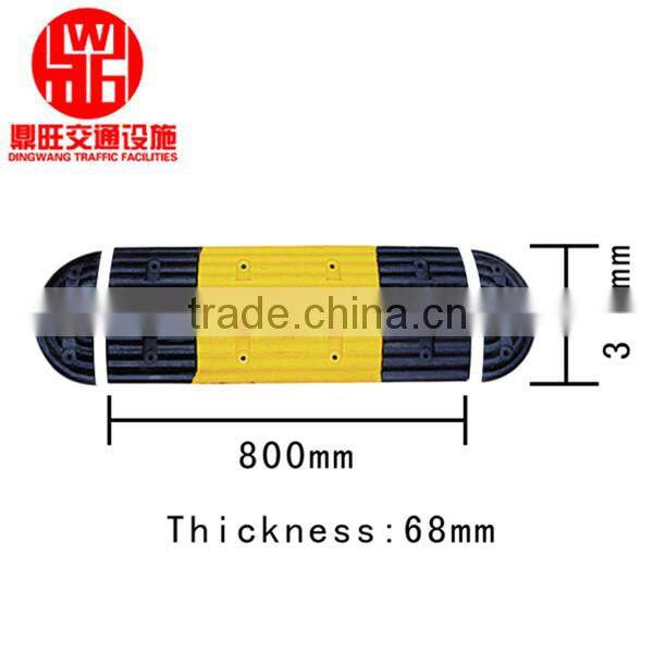 High quality yellow and black road bump