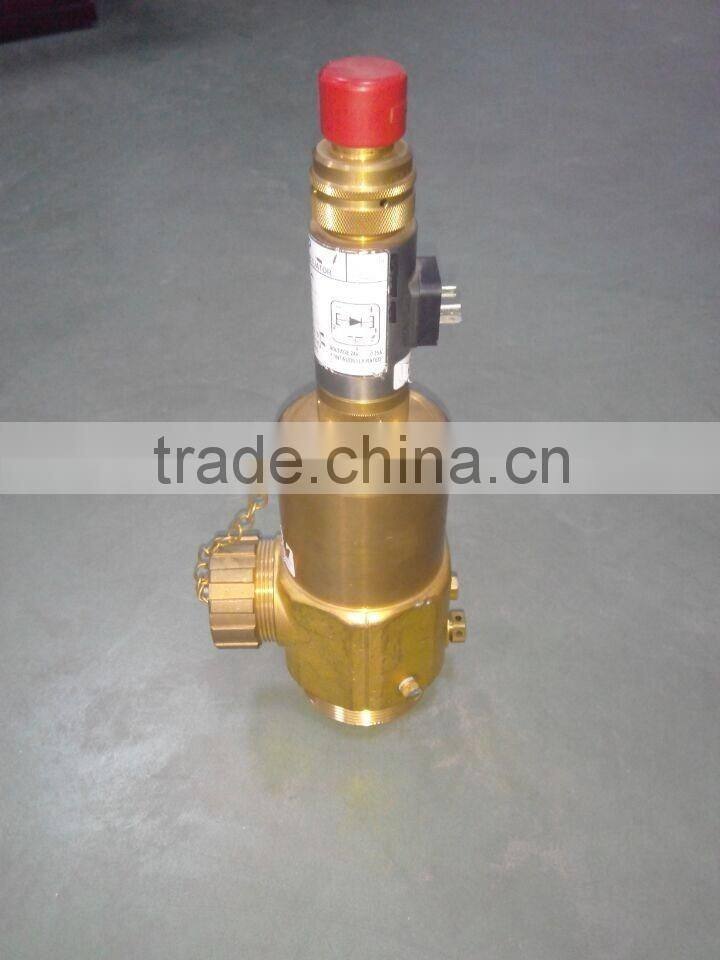 24V DC Electrical solenoid actuator c/w manual strike actuator for FM200 valve