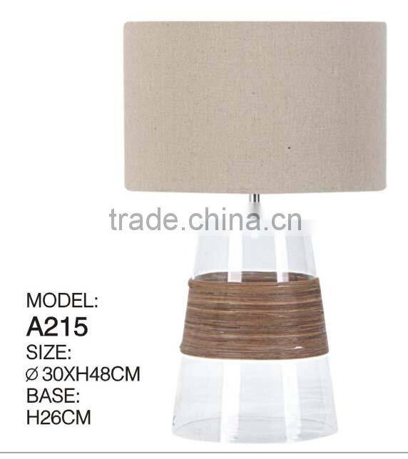 new glass table lamp