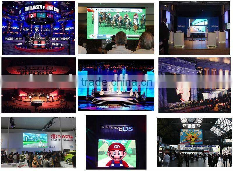 giant P7.62 indoor video screen display panel tv board