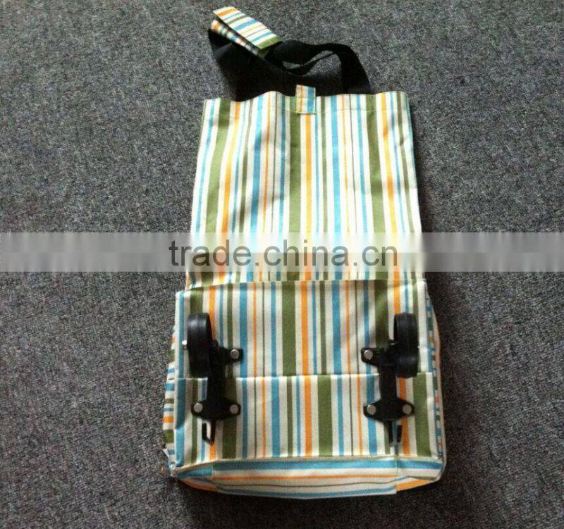 wholesale hot sale folding trolley cart luggage bag on wheel