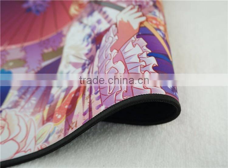 Anime 3d custom design print promotional board game mat mouse pad
