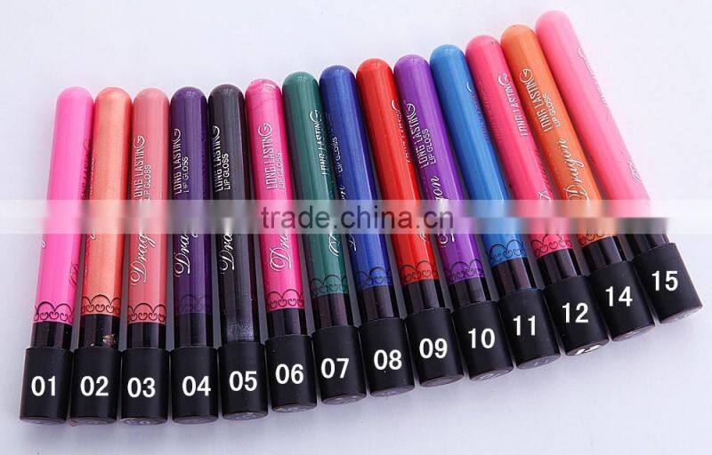longlasting kissproof 38color matte liquid lipstck black purple blue green color special color