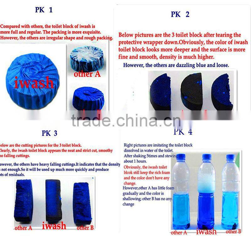 Long Lasting Effective Blue WC Toilet Blocks