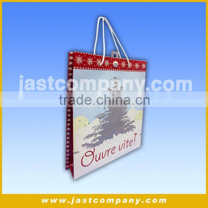 Hight Quality Musical Christmas Paper Gift Bag