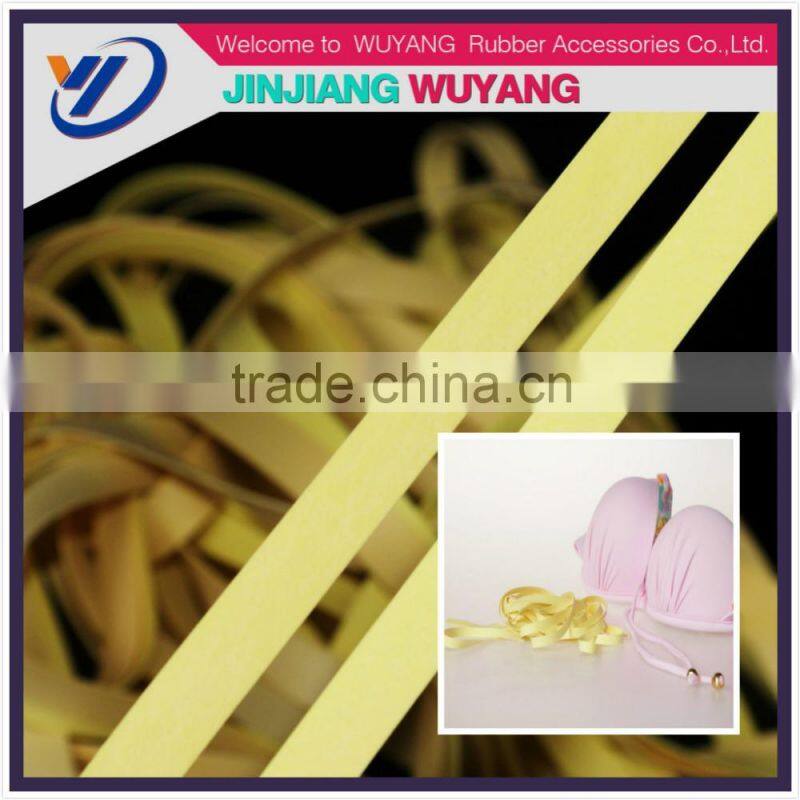 New product durable rubber band elastic band rubber tape for swimwear and swimsuit in wuyang