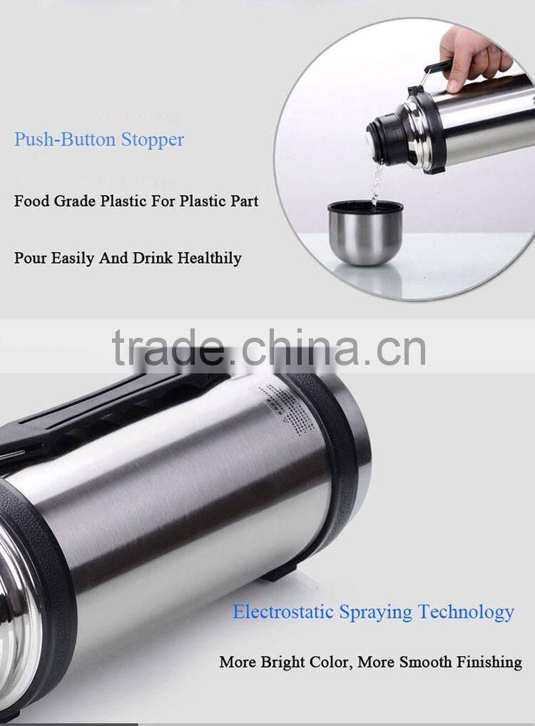 hot design double layer stainless steel unbreakable travel bottle