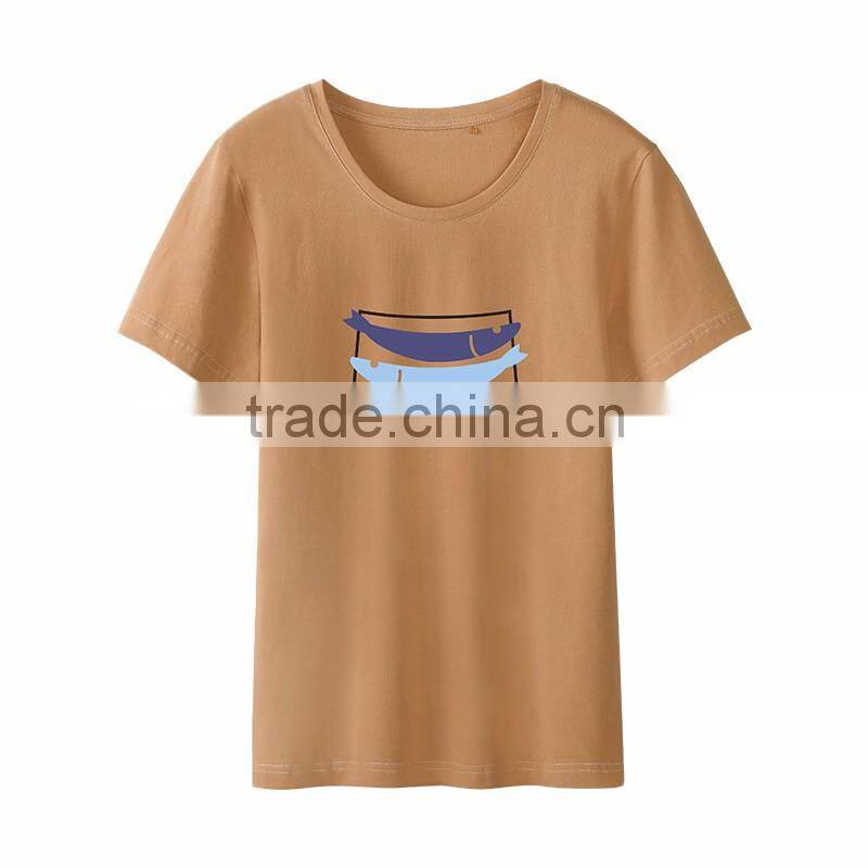 manufacturer china custom women's clothing cotton loose bluk custom t shirt latest shirt designs for women