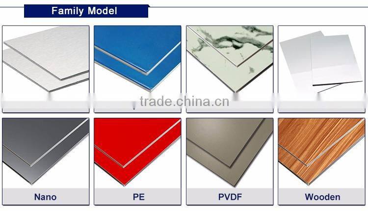 2/3/4/5/6mm aluminum composite panel