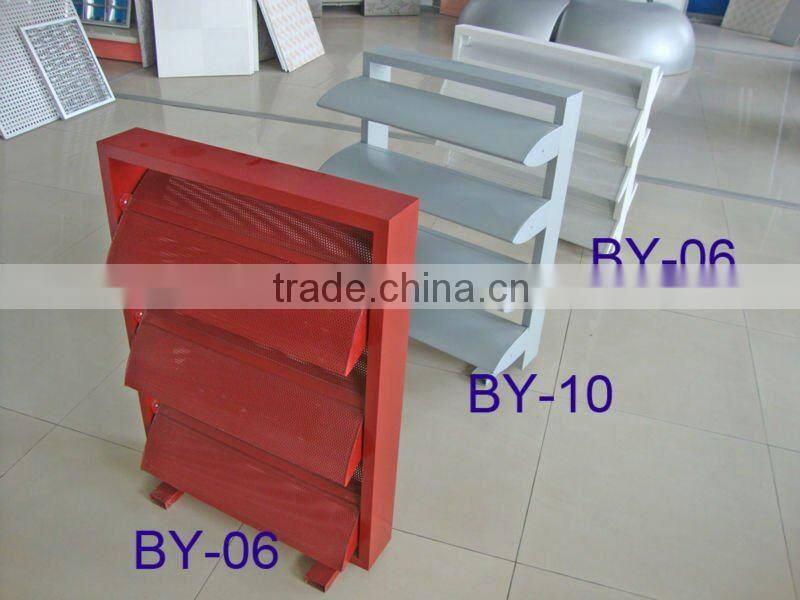 Manual adjustable aerofoil aluminum sun louver