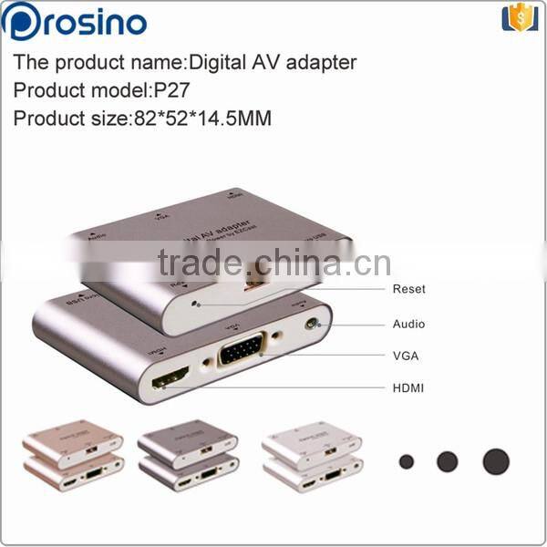 Factory sale new design multiport VGA full HD 1080P USB Digital Av Adapter