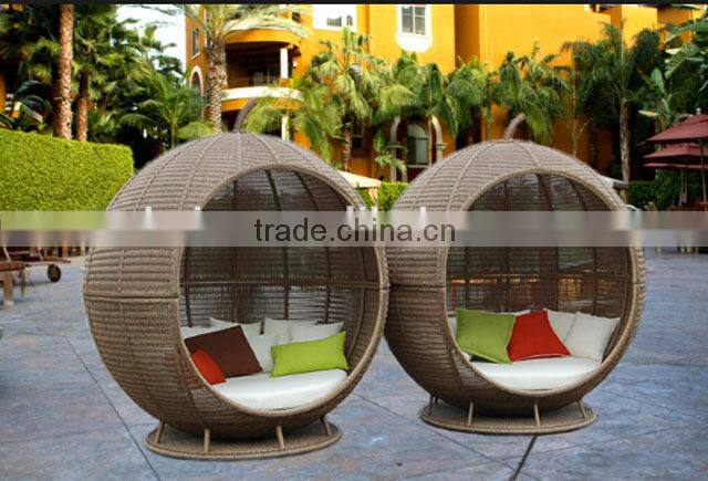 outdoor furniture synthetic outdoor sofa bed
