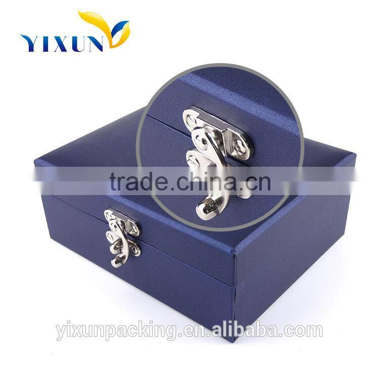 Custom Made Paper with classical button Cardboard Gift Box