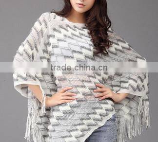 Women knitting patterns bat sleeve sweater cape,wholesale superhero cape
