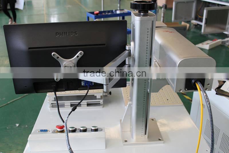Metal/steel/gold/silver/logo/PCB/keyboard fiber laser marking machine price / portable laser marker