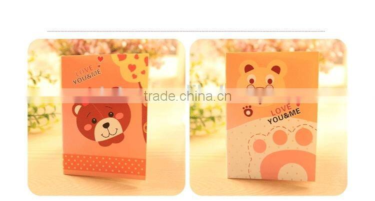 New fashion kawaii paper notebook,lined notebook paper