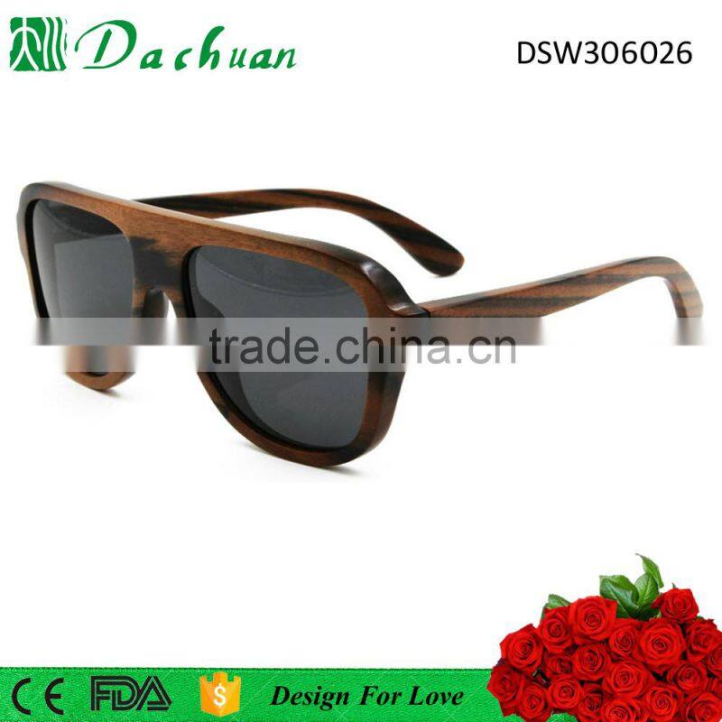 Low cost high quality 100% natural handmade custom ready stock wood sunglasses