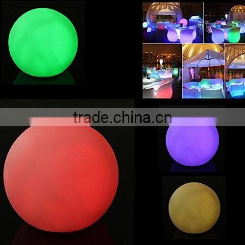 20cm Outdoor indoor RGBW color changing waterproof rechargeable led ball light mood lamp