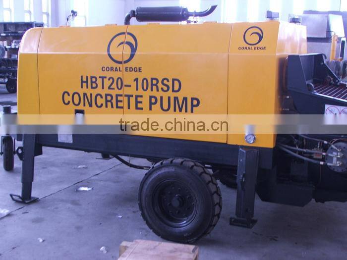 xiniu 40m3 Trailer concrete pump diesel engine concrete pump