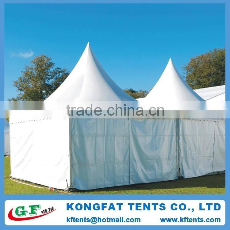 Hot selling aluminum alloy frame structure umbrella market pagoda tent for concert