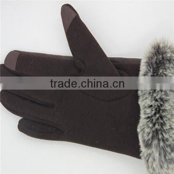 2016 China Hot Sale Black/Brown/Red Tight PU Leather Gloves