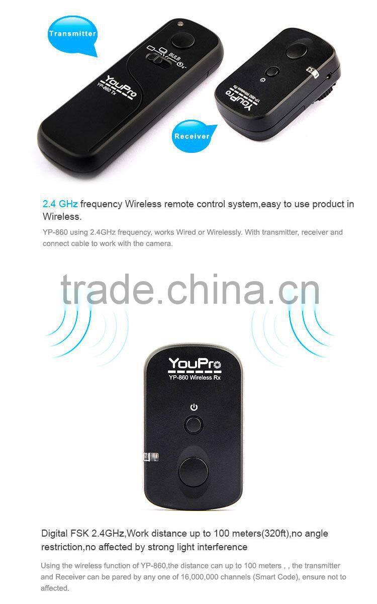 YouPro YP-860/E2 Wireless Remote Shutter Release for FUJIFILM X-M1 / FUJIFILM X-A1 / FUJIFILM XQ1 / FUJIFILM X-E2 / FUJIFILM X-T