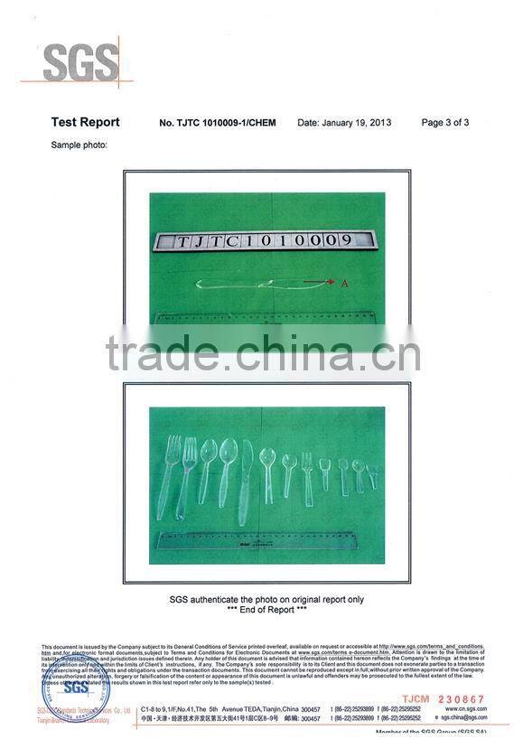 plastic cutlery set wholesale