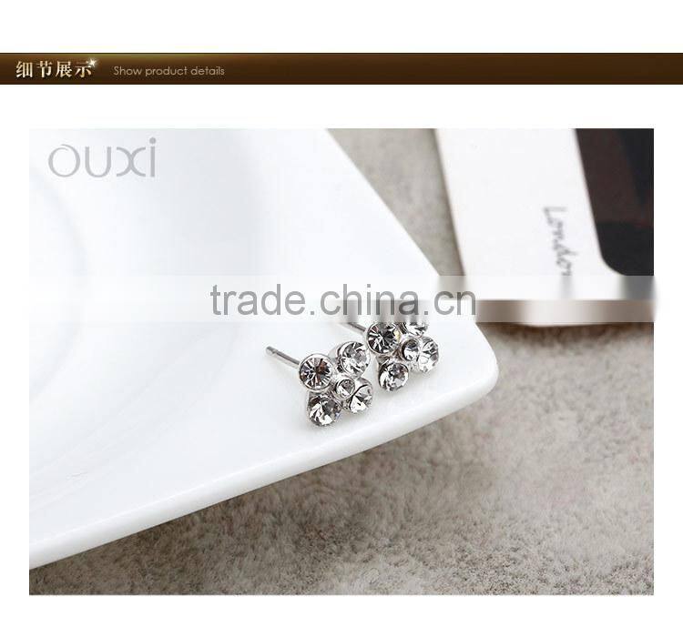 925 Sliver stud earrings snowflake Y20115