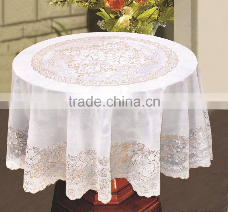 LACE PVC TABLECLOTH - ZT-809 RD182CM