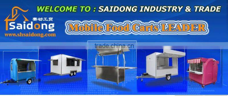 Producing Modern and luxury made in china mobile food cart/fast food van/food trailer for mobile food cart