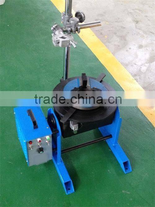 Huafei Engineering Pipe Boiler Welding Positioner Turntable With Overturning Device / Working Table