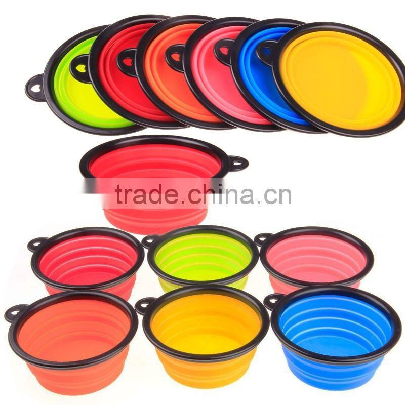 UK Amazon 100% Food Grade Collapsible Silicone Pet Bowl
