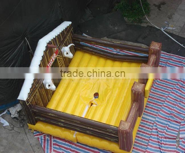Inflatable mechanical bull mattress/ inflatable mat for mechanical bull