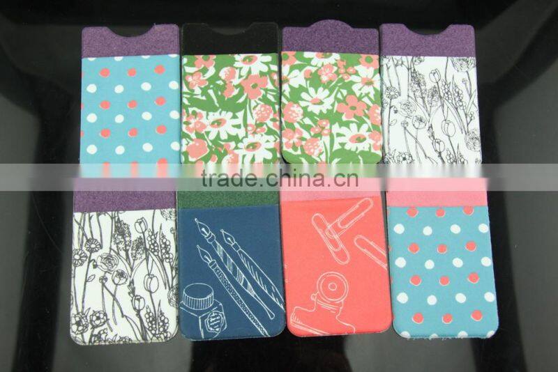 multi purpose microfiber adhesive case card holder wallet