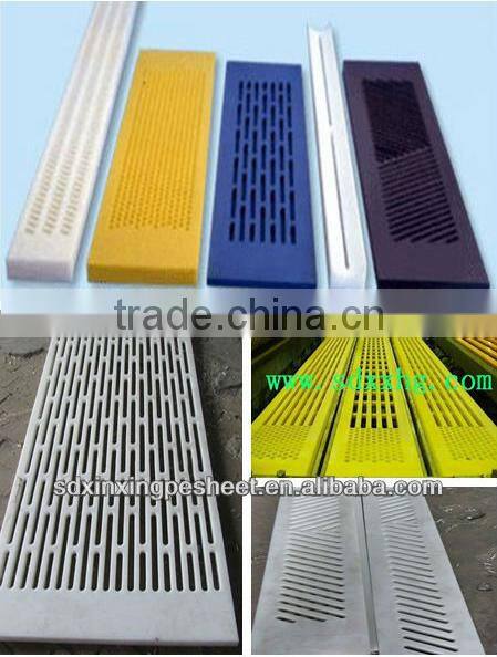 Dewatering Component for Paper and Pulp Manufacturing,water-proof virgin PE Suction Box Covers,Suction Box tops for paper