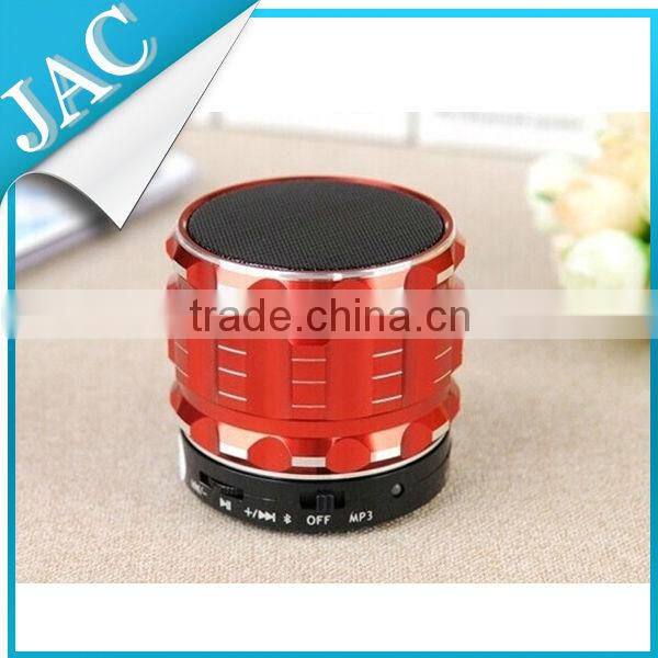 S28 Metal Mini Stereo Portable Bluetooth Speaker With Handfree Mic+TF Card Slot