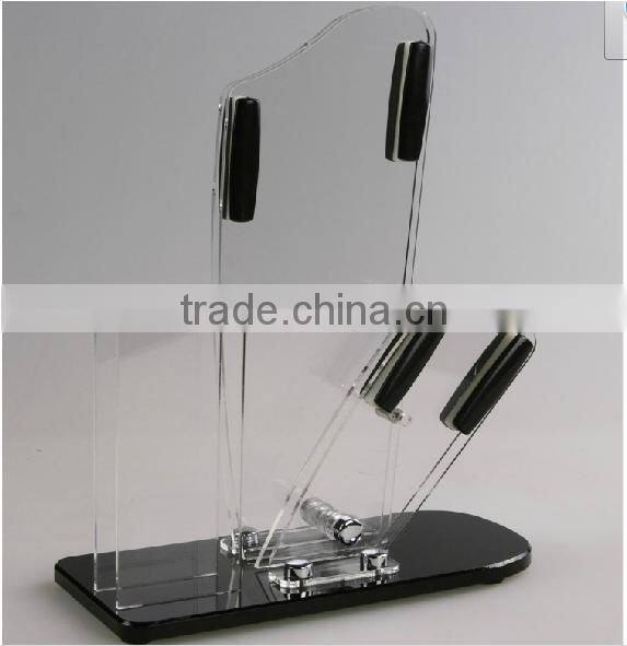 promotional manufacture sale acrylic knife holder