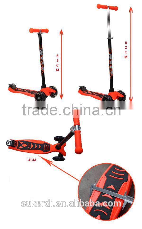 CE SGS certificated aluminum 4 wheel scooter street scooter