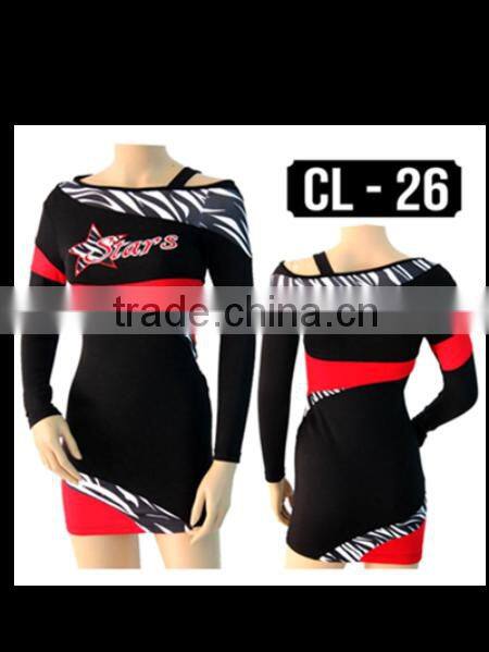 Sexy sublimation cheerleading uniforms, cheer dance costumes