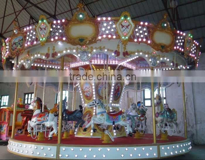 Classical Amusement Park Rides Fairground Rides Carousel for Sale