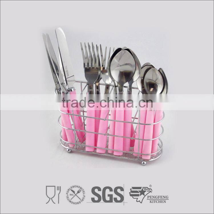 4pcs High quality flatware/cutlery multifunction various color knife multi function tool, knife set, knife fork spoon