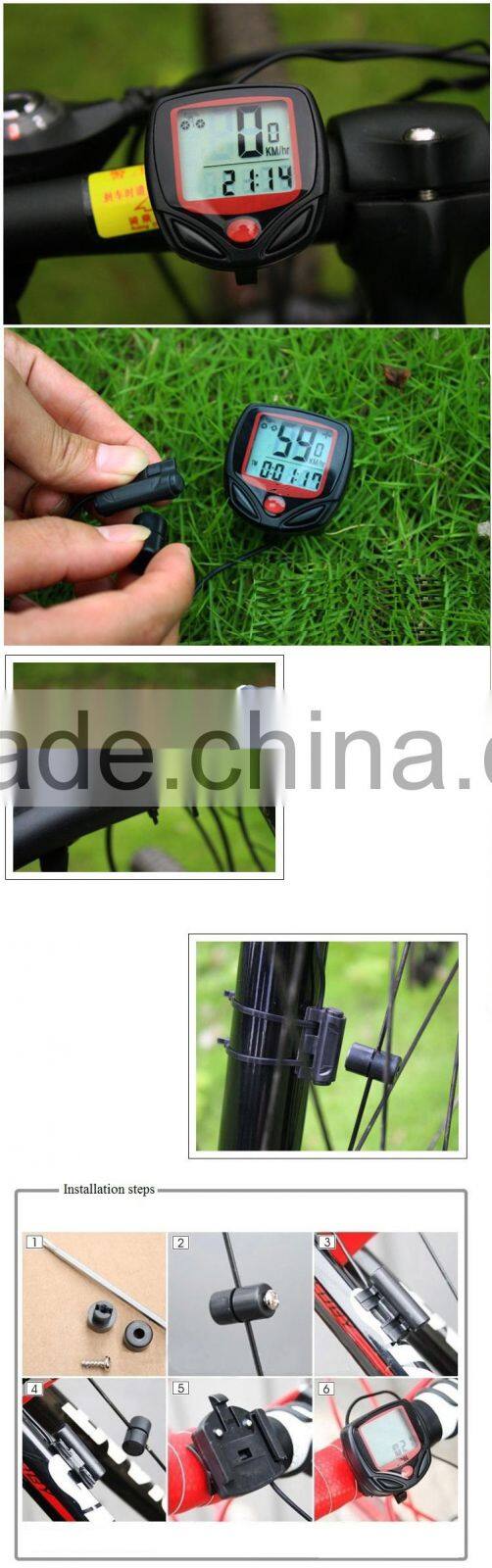 Effectively Wireless Odometer Speedometer Clock