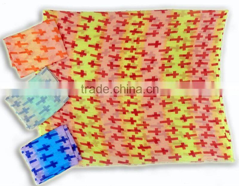 polyester scarf and pareo