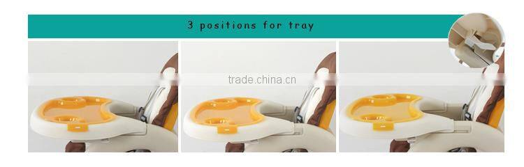 high quality 2 in 1 baby table chair plastic baby high chair
