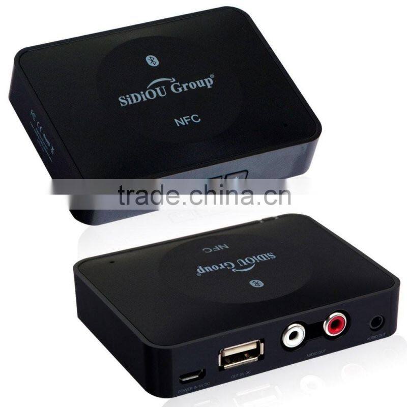 Sidiou Group Bluetooth Audio Receiver, NFC Enabled Bluetooth 3.0 Wireless Audio Adapter 3.5mm/ RCA Stereo Output