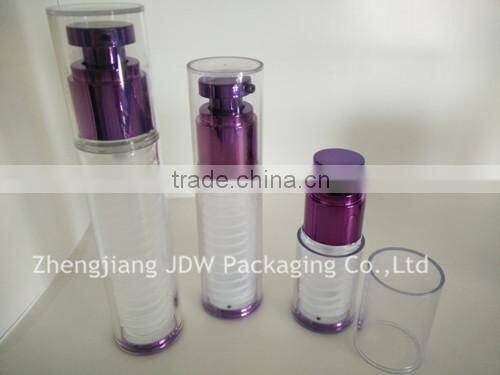 1 oz slant cap AS Skin cream airless pump bottle JS-R01