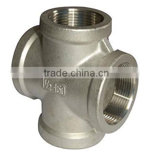 stainless steel cross NPT DIN PT PS